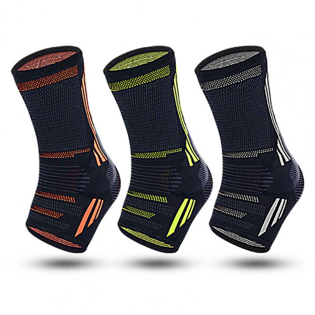 Ankle Brace Sock - Silicone acolchoado tornozelo cinta manga de