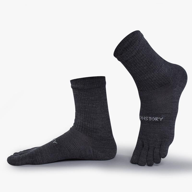 5 pares de meias masculinas de - Toe Sock Split avaliação e preço