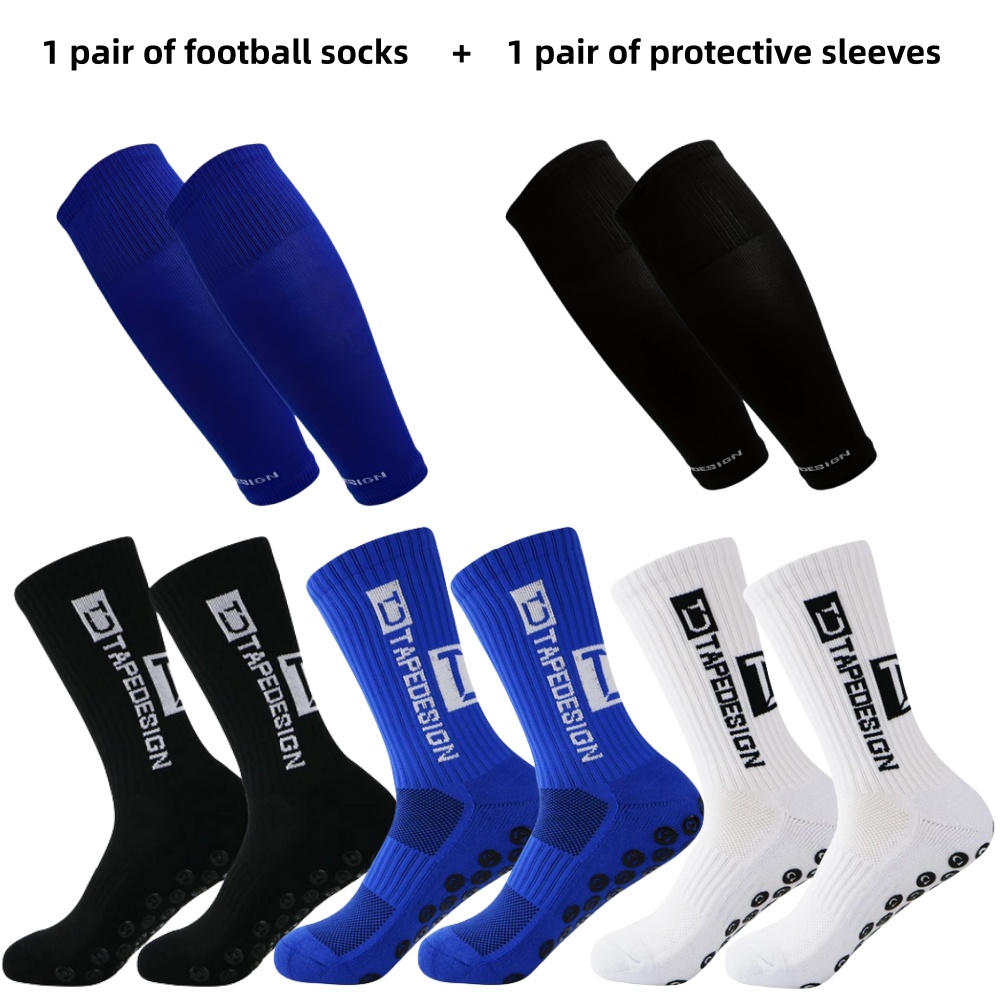 1 par de meias de futebol + 1  - Compression Sleeve Calf avaliação e preço
