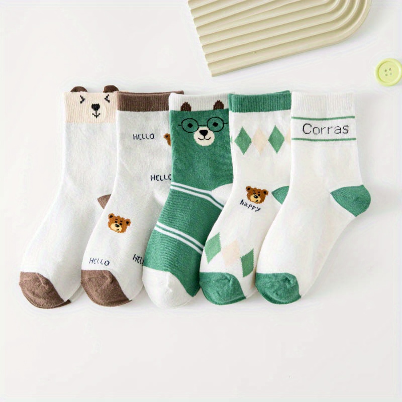 Pacote com 5 pares de meias de - Cotton Crew Sock Pack avaliação e preço