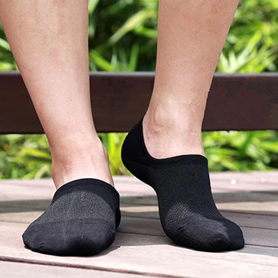 6 pares/set verão respirável d - Invisibility Sock Loafer avaliação e preço