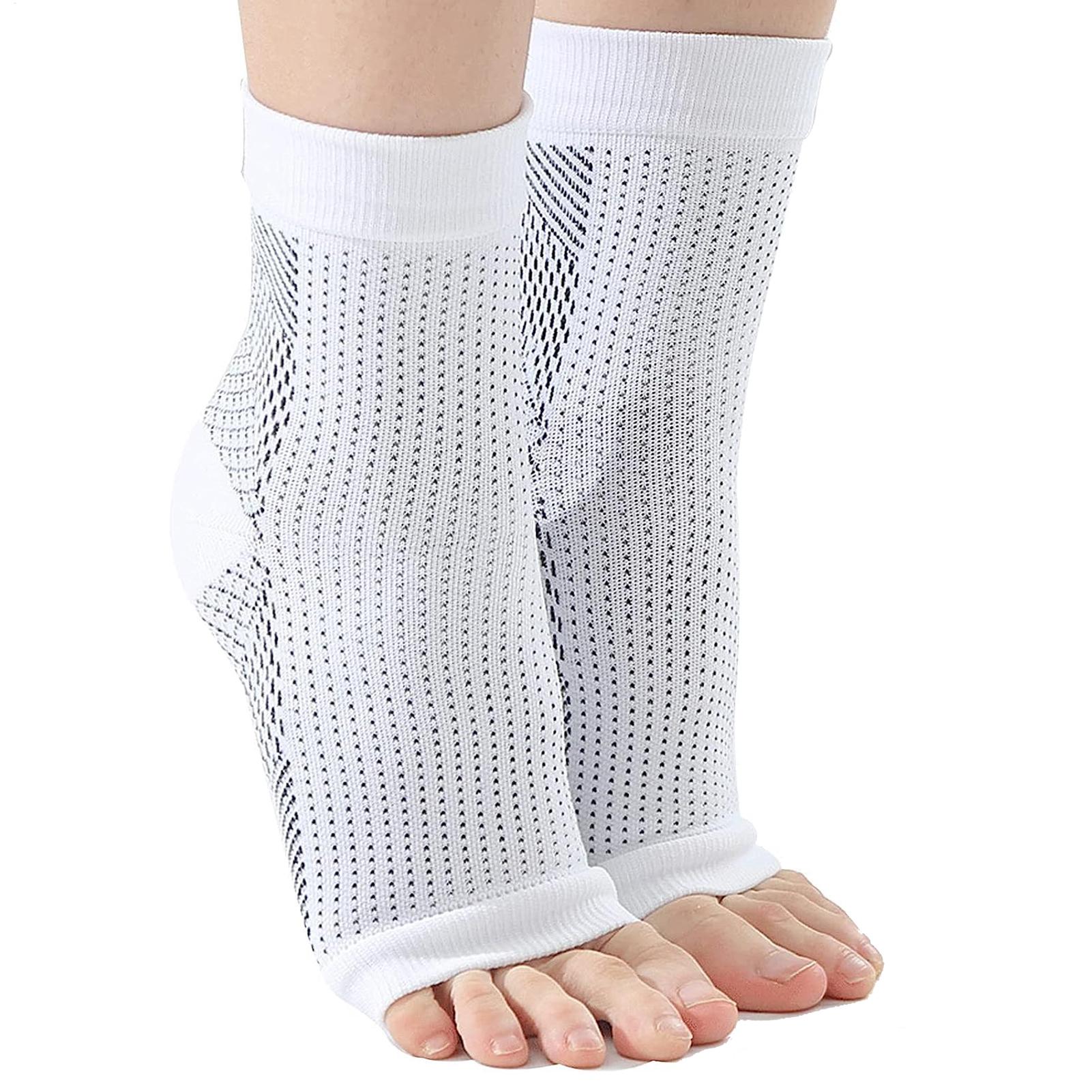 Meia de Compressão para Fascit - Ankle Brace Sock avaliação e preço