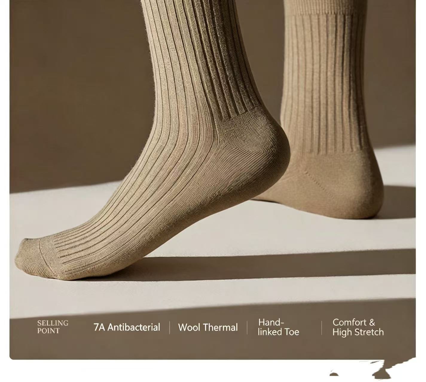 Pacote com 4 pares de meias de - Wool Hiking Sock avaliação e preço