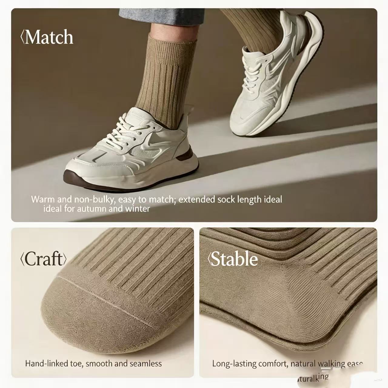 Pacote com 4 pares de meias de - Wool Hiking Sock avaliação e preço