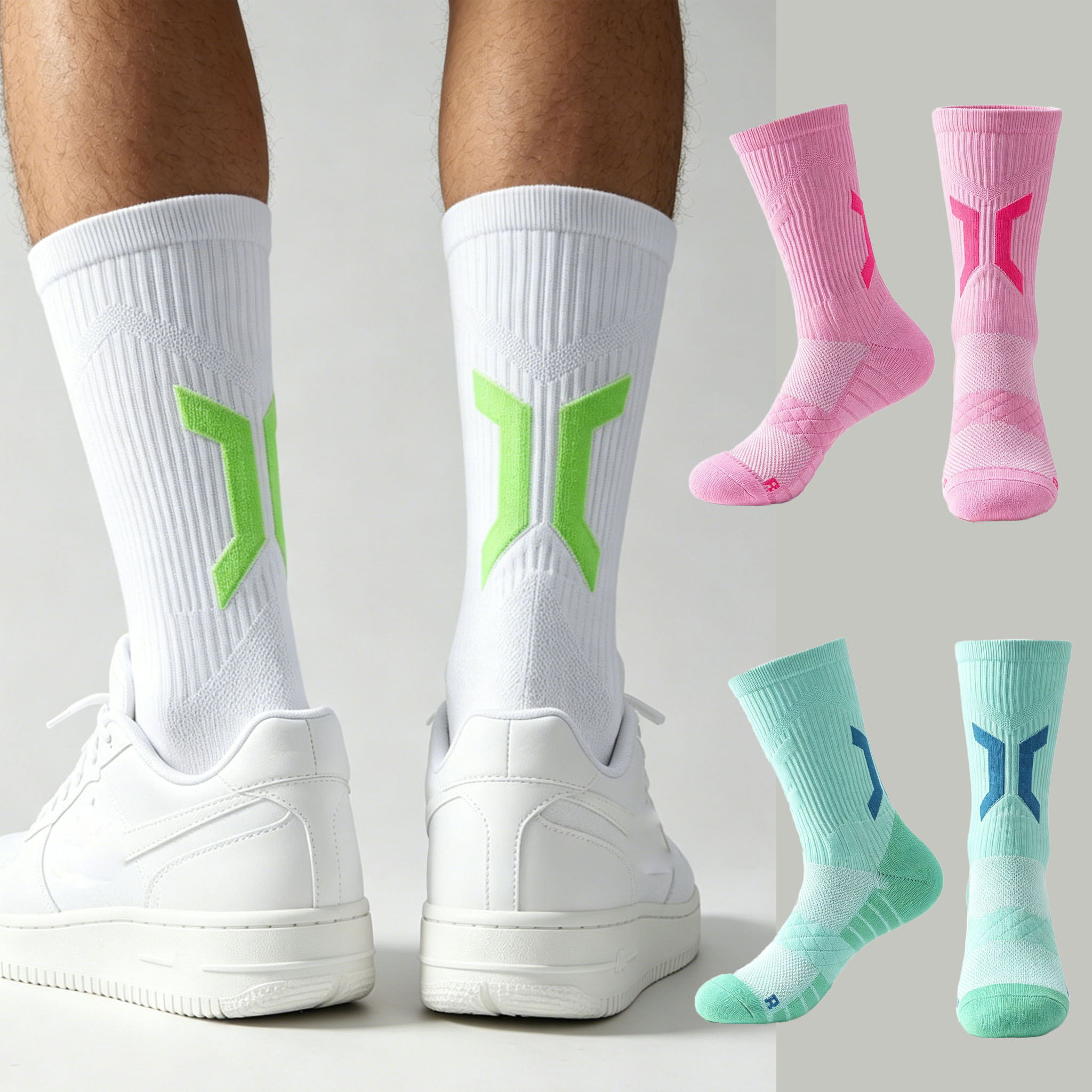 Meias de Basquete Masculinas G - Athletic Sock Cushion avaliação e preço